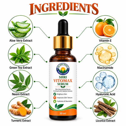 Shri Vitomax Serum 30 ml | Skin Brightening & Hydration