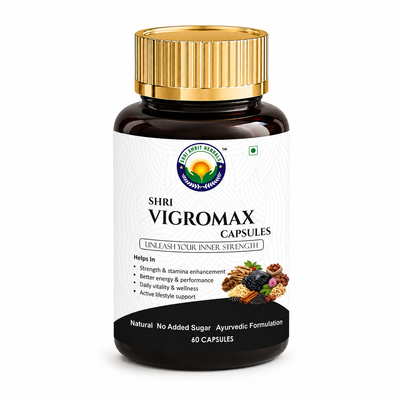 SHRI VIGROMAX CAPSULES 60 Capsules | Strength, Stamina & Vitality Support