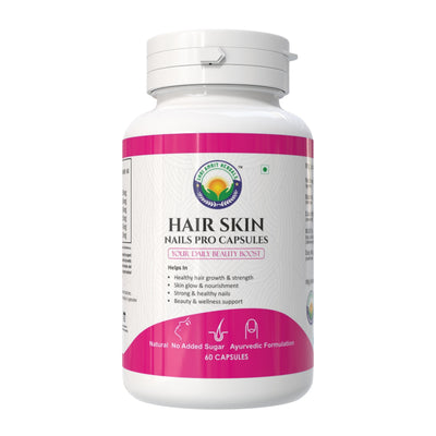 SHRI HAIR SKIN NAILS PRO CAPSULES 60 Capsules | Hair, Skin & Nail Wellness
