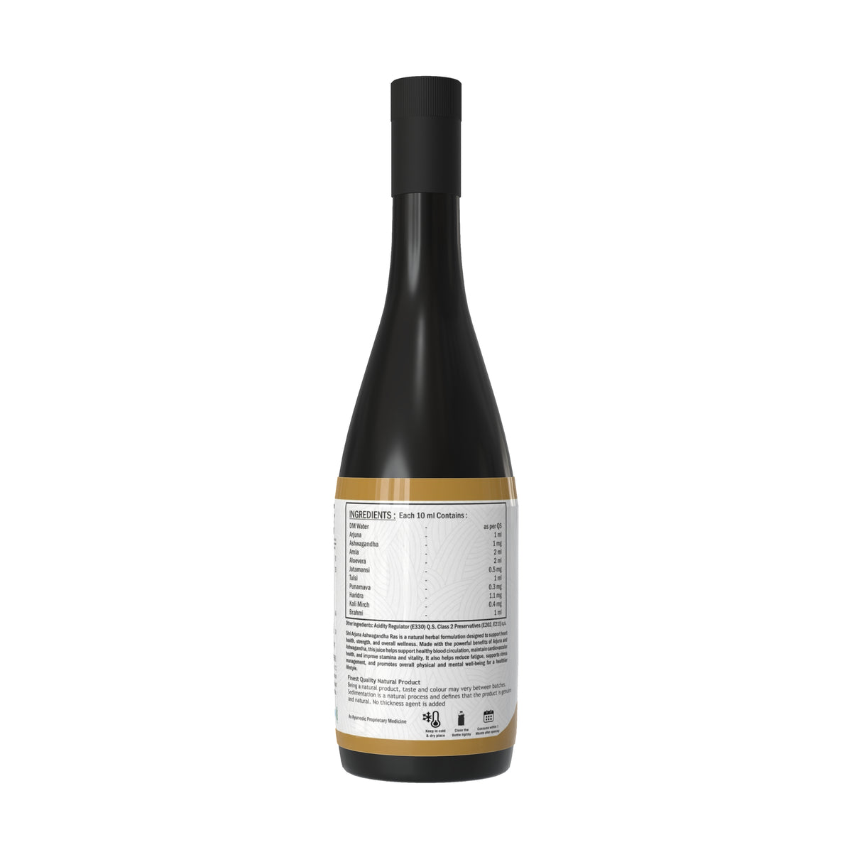 SHRI ARJUNA ASHWAGANDHA RAS 500 ML | Heart Wellness & Vitality Support