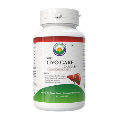 SHRI LIVO CARE CAPSULES 60 Capsules | Liver Wellness & Digestive Support