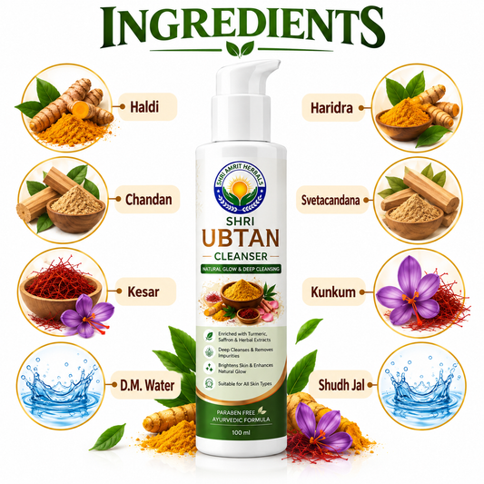 Shri Ubtan Cleanser 100 ml | Natural Glow & Deep Cleansing