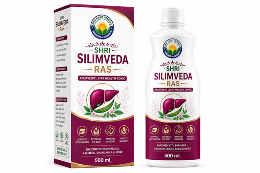 Shri Silimveda Ras 500 ml | Ayurvedic Liver Wellness & Digestion Support Tonic
