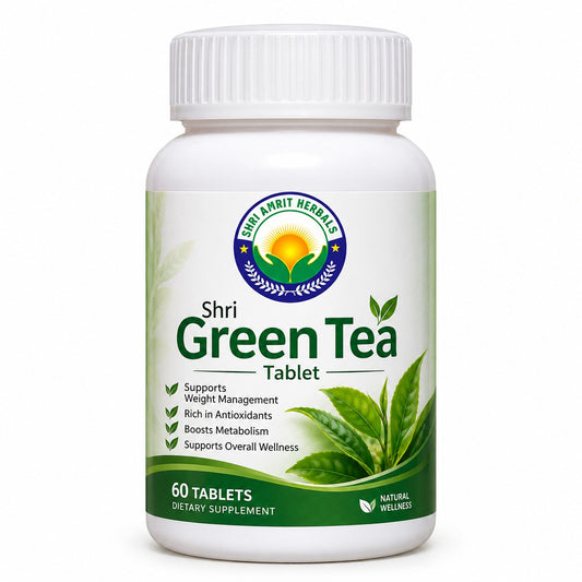 SHRI GREEN TEA TABLET 60 Tablets | Weight Management &amp; Antioxidant Support