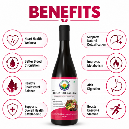 SHRI CHOLESTROL CARE RAS 500 ML | Heart & Cholesterol Wellness Support