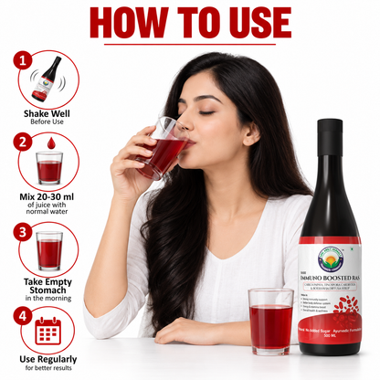 SHRI IMMUNO BOOSTED RAS 500 ML | Immunity & Wellness Support