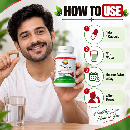 SHRI LIVO CARE CAPSULES 60 Capsules | Liver Wellness & Digestive Support